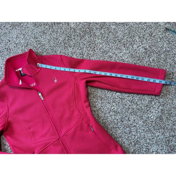 SPYDER CORE Sweater/Jacket, size Large, Red/Pink; full zip; - Picture 5 of 12
